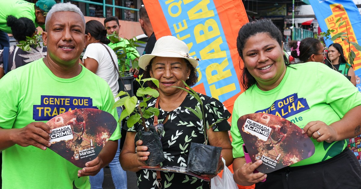 Programa Manaus Verde distribui mudas na Compensa e anuncia próxima ação no Jorge Teixeira