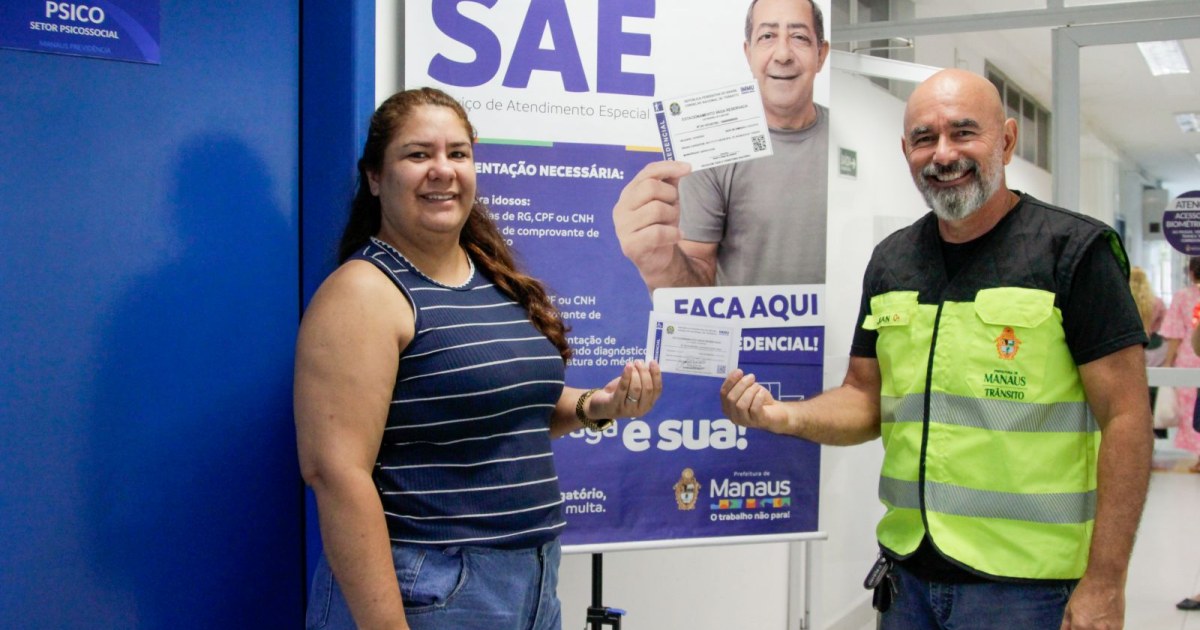 Credencial para idosos e PcDs será emitida em ação da Manausprev no dia 27