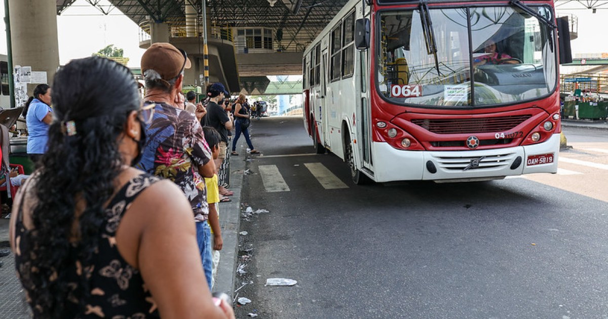 Transporte gratuito funciona das 4h às 18h em Manaus no segundo turno