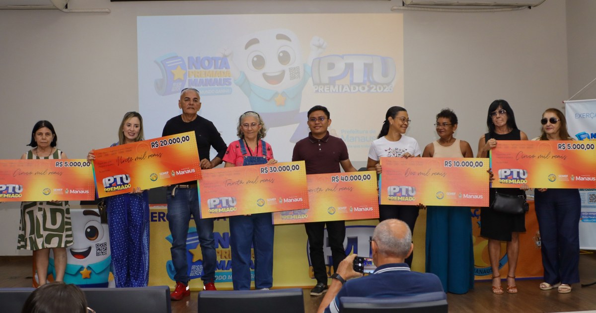 IPTU Premiado contempla contribuintes no sétimo sorteio de 2026 em Manaus